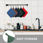 Joyhalo 4 Pack Pot Holders for Kitchen, Cotton Oven Holder - Image 6