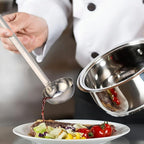 meekoo 1 Pieces Stainless Steel Ladle Soup Handle Ladle - Image 2