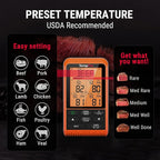 TempPro TP829 1000ft Wireless Meat Thermometer Digital - Image 6