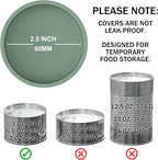 OHMO 2 Pack Cat Food Can Lids, Small Size Silicone Pet Food Can Lids Covers - Image 2
