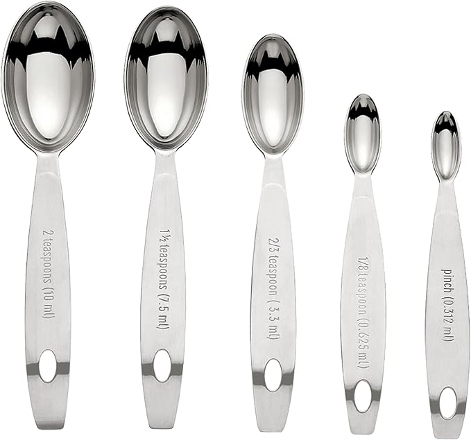 CUISIPRO Odd-Size Measuring Spoon SS 5pc Set by Cuisipro