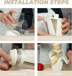 ZHANG XIAO QUAN SINCE 1628 Rotary Cheese Grater, Cheese Shredder - Image 8