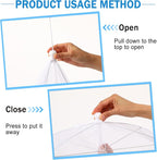 JULBEAR 4 Pcs Extra Large Mesh Food Cover Tent Umbrella Food Screen Covers - Image 4