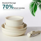 12 Pcs Pots and Pans Set, Non-Stick Pots and Pans Set, - Image 9