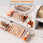 Criusia 36 Pack Large Clear Plastic Drawer Organizer Bins - Image 6
