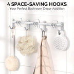 YASONIC Shower Caddy, 6 Pack Large Capacity Bath Organizer - Image 4