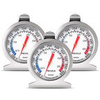 Oven Thermometer 50-300°C/100-600°F, Oven Grill Fry Chef Smoker Thermometer by PECULA