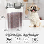 LEAWALK 5-7Lbs Cat Dog Pet Food Storage Container - Image 2