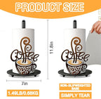 Coffee Themed Paper Towel Holder Countertop - Image 3