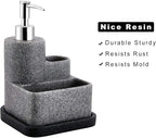 ZCCZ Black Soap Dispenser with Sponge Holder, Kitchen Soap Dispenser Pump - Image 8