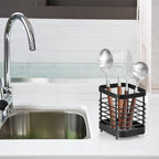 Utensil Holder, Stainless Steel Utensil Drying Rack - Image 6