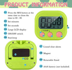 Xuhal 100 Pieces Digital Kitchen Timer Bulk, Small Magnetic Timers - Image 3