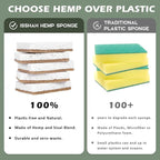 Isshah Plant-Based Kitchen Sponges - Image 7