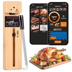 Wireless Meat Thermometer Digital, Long-Range Bluetooth Cooking Thermometer by Presentastic