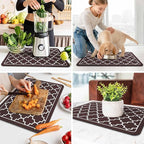 WISELIFE Dish Drying Mat Super Absorbent Drying Mat Large Dish Drying Mats - Image 6