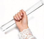 Polymer Clay Roller Tools, 11.8" Acrylic Clay Roller Clear Rolling Pin by DIYOOHOMY