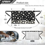 Server Apron with 3 Pockets, Waterproof Oil Waitress Waiter Half Apron - Image 4