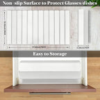 Large Stone Dish Drying Mats for Kitchen Counter, Quick Drying Collapsible Dish - Image 4