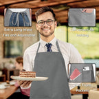 4 Packs Chef Apron, Waterproof Apron, Adjustable Aprons - Image 5
