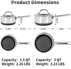 Hybrid Nonstick Saucepan Set of 2 - Image 2