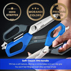 Sharp Nordic-Style Kitchen Shears Soft Comfort Handle, All Purpose Scissors - Image 2