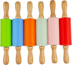 6 Pack Small Rolling Pin for Kids, Kids Rolling Pin for Home Kitchen - Image 5