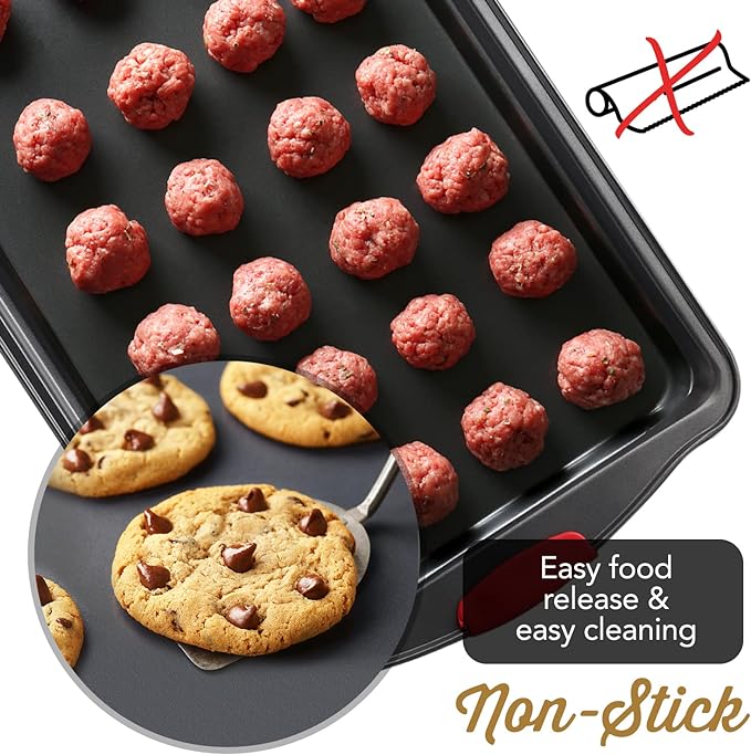 Baking Pan Set, 39 Piece Premium Baking Set, Nonstick Bakeware Sets BPA Free - Image 5