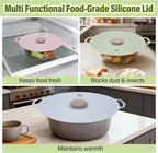 Silicone Lids for Bowl 3 Pack, Microwave Splatter Cover - Image 7