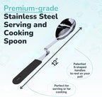 Souper Cubes + Lori Greiner No Mess Stainless Steel Cooking Spoon - Image 4