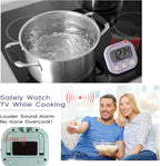 Weewooday 24 Pcs Digital Kitchen Timer Magnetic Timer Bulk On/Off Switch Minute - Image 6