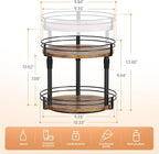 Across-Star Lazy-Susan-Organizer-Spice-Rack, Rotating Spice Organizer - Image 5