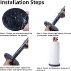 Natural Marble Paper Towel Holder - Image 8