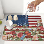4th of July Dish Drying Mat 18x16 Inch, Patriotic Drying Mat - Image 6