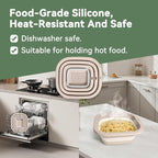 Collapsible Colander and Sink Basin Set - 2 in 1 Collapsible Colander Strainer - Image 6