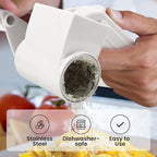 Cheese Grater with Handle, Rotary Cheese Grater, Hard Cheese & Nut Grater - Image 4