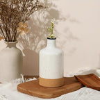 HOMCDALY Ceramic Olive Oil Dispenser Bottle, 16oz Oil Dispenser Bottle - Image 6