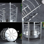 Kitchen Utensil Holder for Kitchen Counter, Stainless Steel Utensil Crocks - Image 7