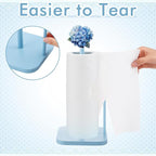 Leinuosen Blue Hydrangea Coquettish Cute Hydrangea Wooden Paper Towel Holder - Image 4