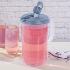 Sterilite 2 Quart Clear Round Plastic Pitcher, Dishwasher Proof - Image 5