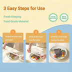 100Pcs Extra Large Plastic Bowl Covers Fits 6-13 Inch Bowls, Elastic Reusable - Image 2