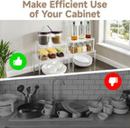 Clear Kitchen Cabinet Organizer, Acrylic Shelves - Image 5