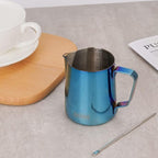 Milk Frothing Pitcher, 12oz Espresso Steaming Pitchers Stainless Steel - Image 4