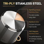 Ciwete Stock Pot 20 Quart, 3 Ply Stainless Steel Stock Pot - Image 7