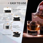 Clear Ice Ball Maker for Whiskey: FDDBI Circle Ice Cube Tray Make 2Inch Ice - Image 4
