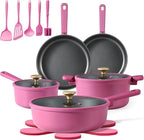 CAROTE Non Stick Pots and Pans Set, Cookware Sets Nonstick, Kitchen Cooking Set by CAROTE