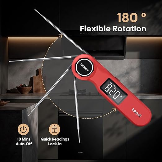 Rechargeable 0.5 Sec Reading Instant Read Meat Thermometer - Image 7