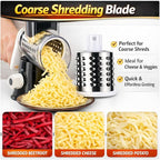 Manual Rotary Cheese Grater for Kitchen, Vegetable Slicer, 3-in-1 Hand Crank - Image 5