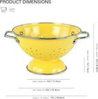 Calypso Basics by Reston Lloyd Powder Coated Enameled Colander, 1 Quart - Image 3