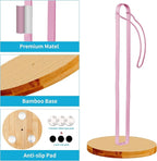 Wood Paper Towel Holder Countertop, TONLEA Kitchen Paper Towel Holder - Image 5