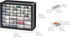 IRIS USA Small Parts Storage, Made in USA, 44-Drawer Organizer - Image 3